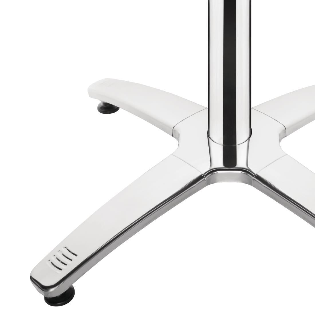 Bolero Aluminium Four Leg Table Base • PAS-DN641