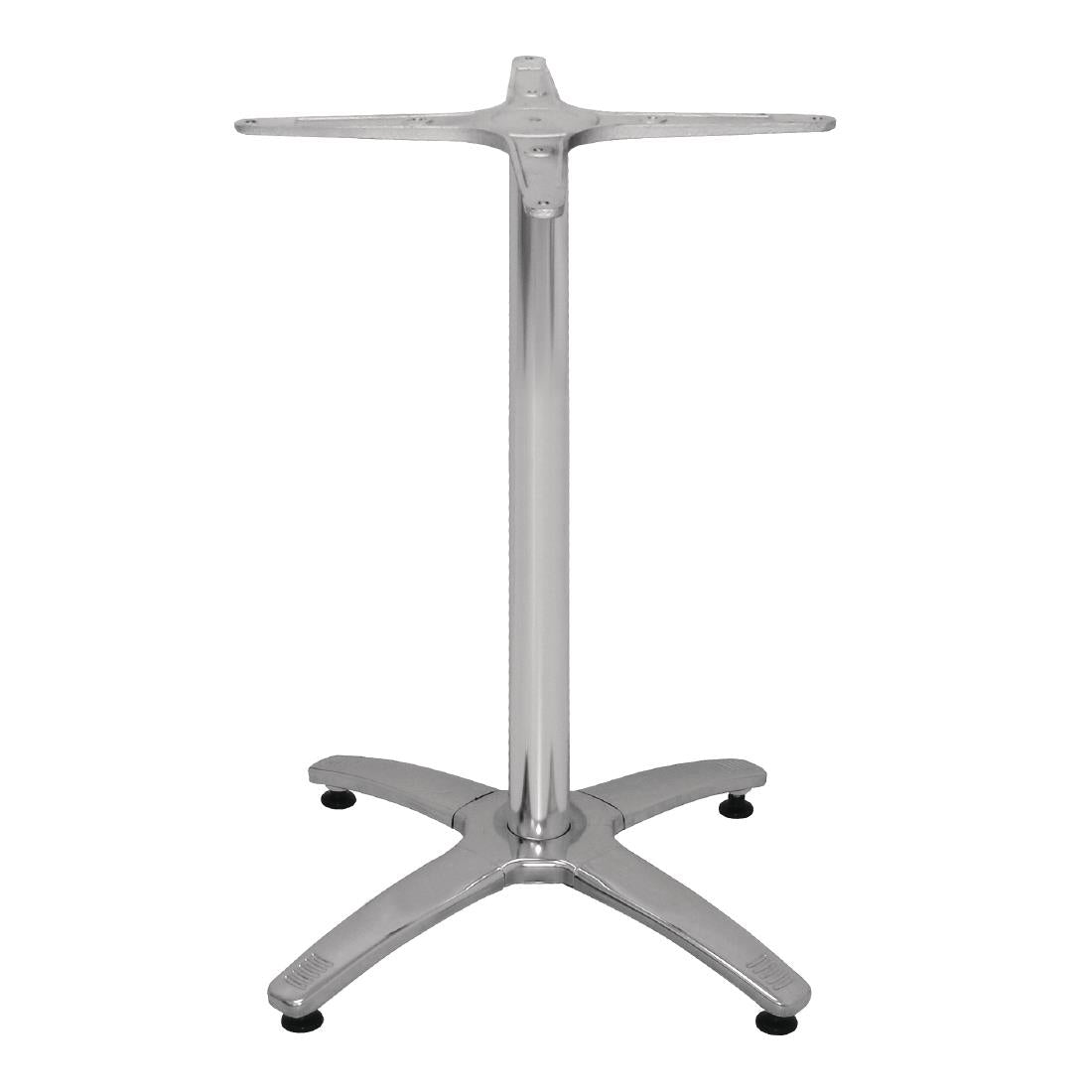Bolero Aluminium Four Leg Table Base • PAS-DN641
