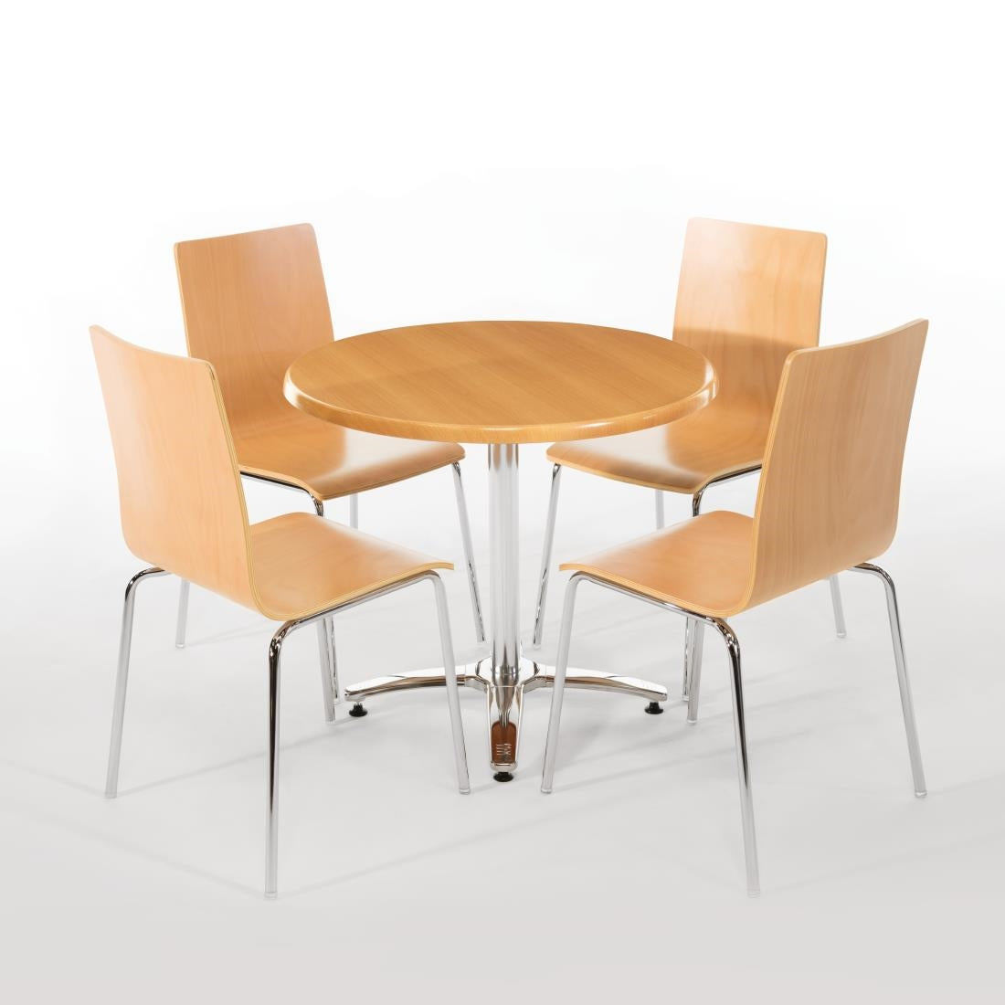 Bolero Aluminium Four Leg Table Base • PAS-DN641