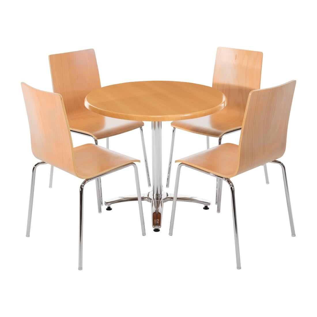 Bolero Aluminium Four Leg Table Base • PAS-DN641