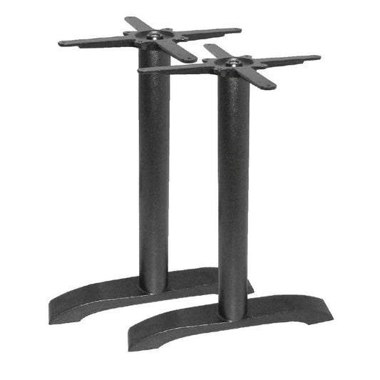 Bolero Cast Iron Twin Leg Table Base (2 Pack) • PAS-DN642