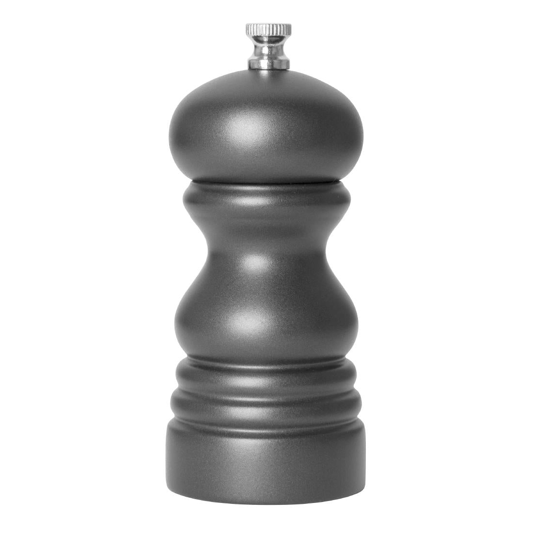 Olympia Salt Or Pepper Grinder Grey Hevea Wood - 125mm (54(Ø)x125(H)mm) • PAS-DN650