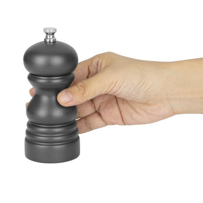 Olympia Salt Or Pepper Grinder Grey Hevea Wood - 125mm (54(Ø)x125(H)mm) • PAS-DN650