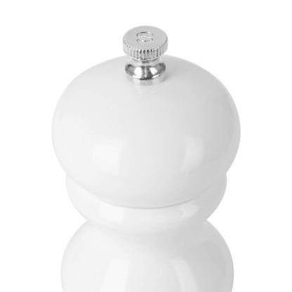 Olympia Salt Or Pepper Grinder White Hevea Wood - 125mm (54(Ø)x125(H)mm) • PAS-DN652