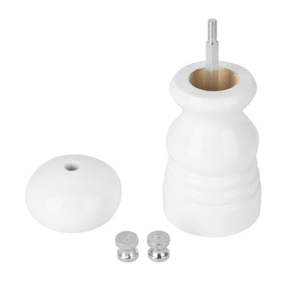 Olympia Salt Or Pepper Grinder White Hevea Wood - 125mm (54(Ø)x125(H)mm) • PAS-DN652