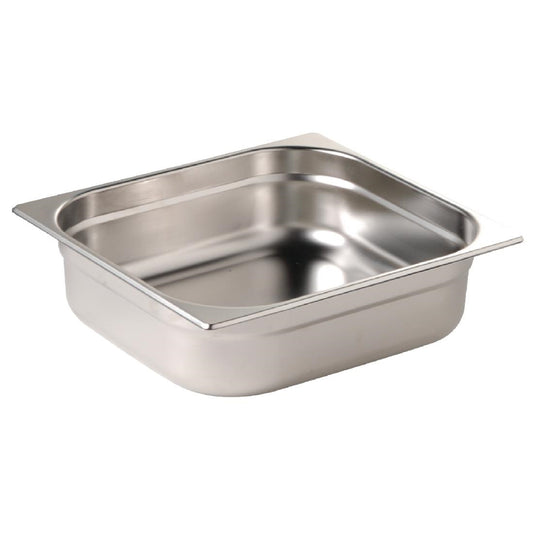 Vogue Stainless Steel Gastronorm Tray 1/2 - 100mm deep • PAS-DN710