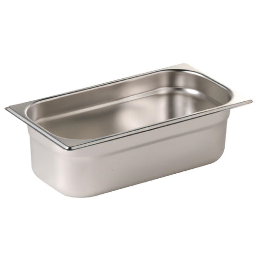 Vogue Stainless Steel Gastronorm Tray 1/3 - 150mm deep • PAS-DN717