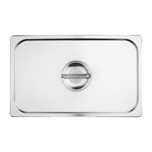 Vogue Stainless Steel 1/1 Gastronorm Pan Lid • PAS-DN735
