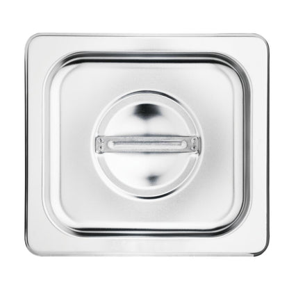 Vogue Stainless Steel 1/6 Gastronorm Tray Lid • PAS-DN739