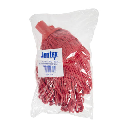 Jantex Bio Fresh Socket Mop Head Red • PAS-DN824