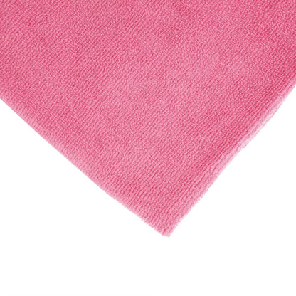 Jantex Microfibre Cloths Pink (5 Pack) (Pack of 5) • PAS-DN840