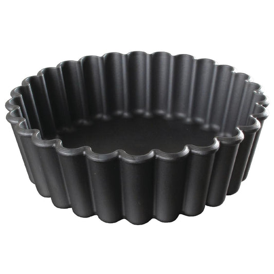 Matfer Expoan Tart Mould Fluted 100X30mm (12 Pack) (Matfer Expoan Tart Mould Fluted 100X30mm (Pack of 12)) • PAS-FY631