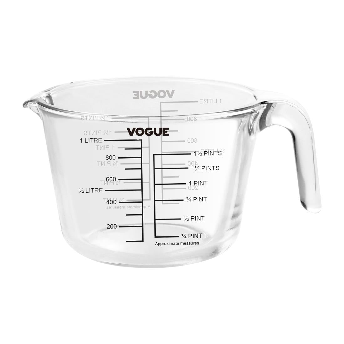 Vogue Glass Measuring Jug - 1180ml • PAS-DP117