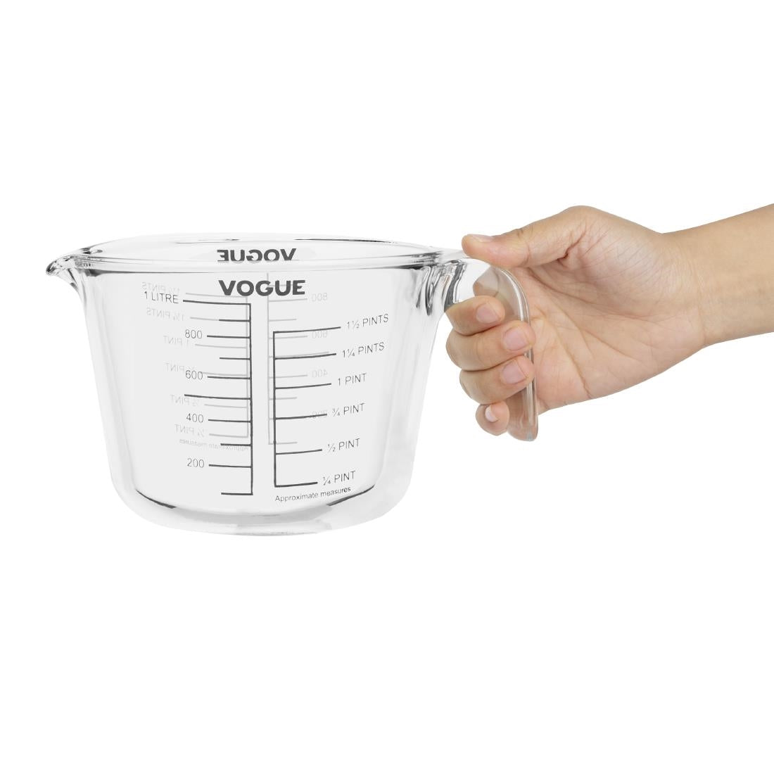 Vogue Glass Measuring Jug - 1180ml • PAS-DP117
