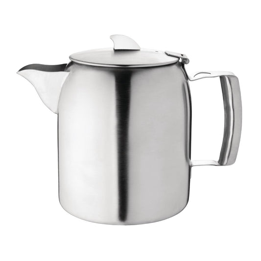 Olympia Airline Tea Pot Stainless Steel 1.6Ltr • PAS-DP125