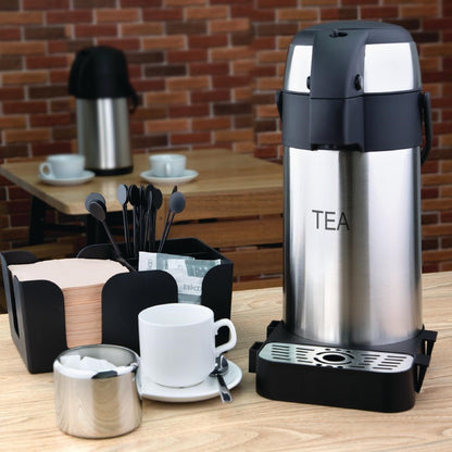 Olympia Pump Action Tea Airpot 3Ltr • PAS-DP127