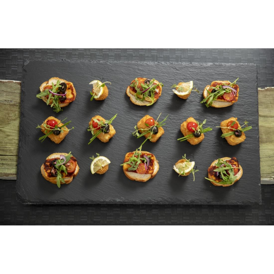 Olympia 1/1 GN Natural Slate Tray • PAS-DP160