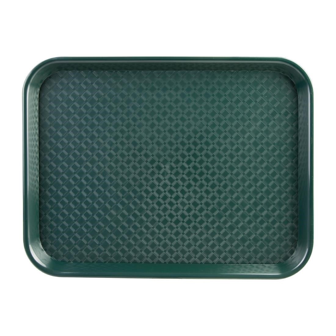 Olympia Kristallon Small Polypropylene Fast Food Tray Green 275x353mm (Colour: Green. 275x353mm) • PAS-DP214