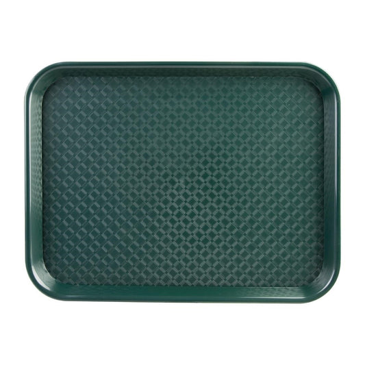 Olympia Kristallon Small Polypropylene Fast Food Tray Green 275x353mm (Colour: Green. 275x353mm) • PAS-DP214