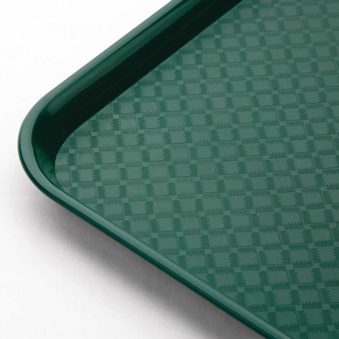 Olympia Kristallon Small Polypropylene Fast Food Tray Green 275x353mm (Colour: Green. 275x353mm) • PAS-DP214