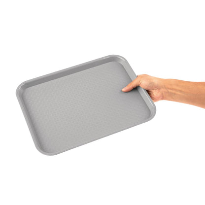 Olympia Kristallon Polypropylene Foodservice Tray 275x353mm Grey (Colour: Grey. 275x353mm) • PAS-DP217