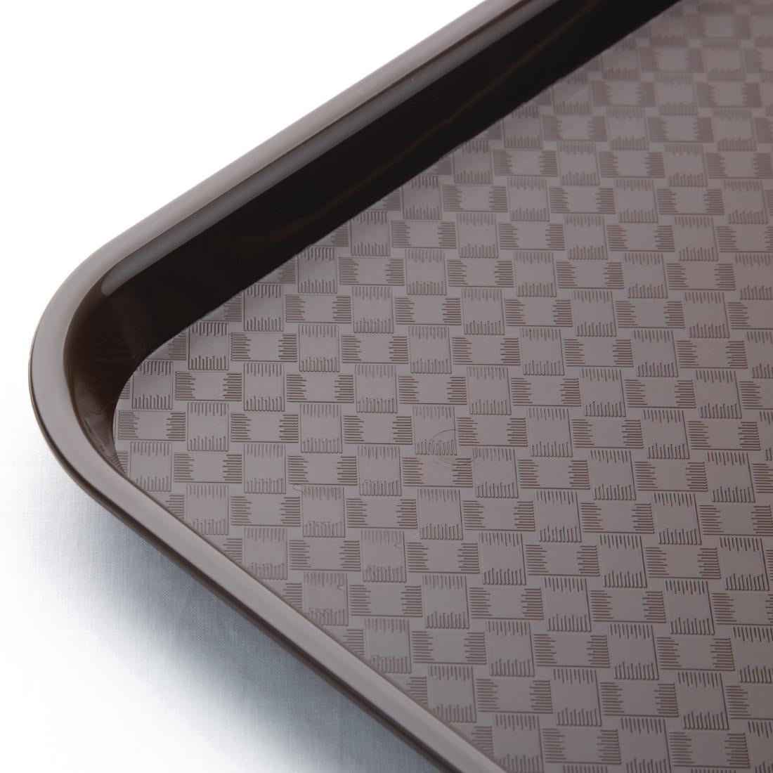Olympia Kristallon Polypropylene Foodservice Tray 275x353mm Brown (Colour: Brown. 275x353mm) • PAS-DP218