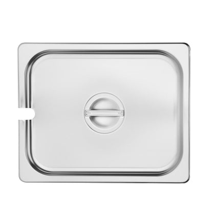 Vogue St/St GN Notched Lid - 1/2 • PAS-DP251