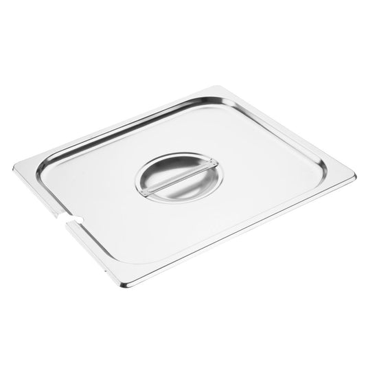 Vogue Stainless Steel GN Notched Lid - 2/3 • PAS-DP252