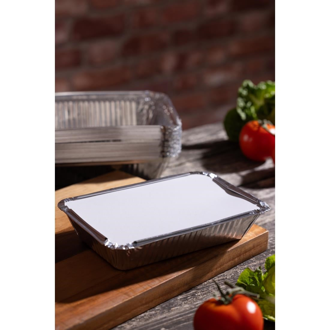 Fiesta Recyclable Foil Containers 725ml (500 Pack) (Capacity: 725ml | Pack Quantity: 500) • PAS-DP260