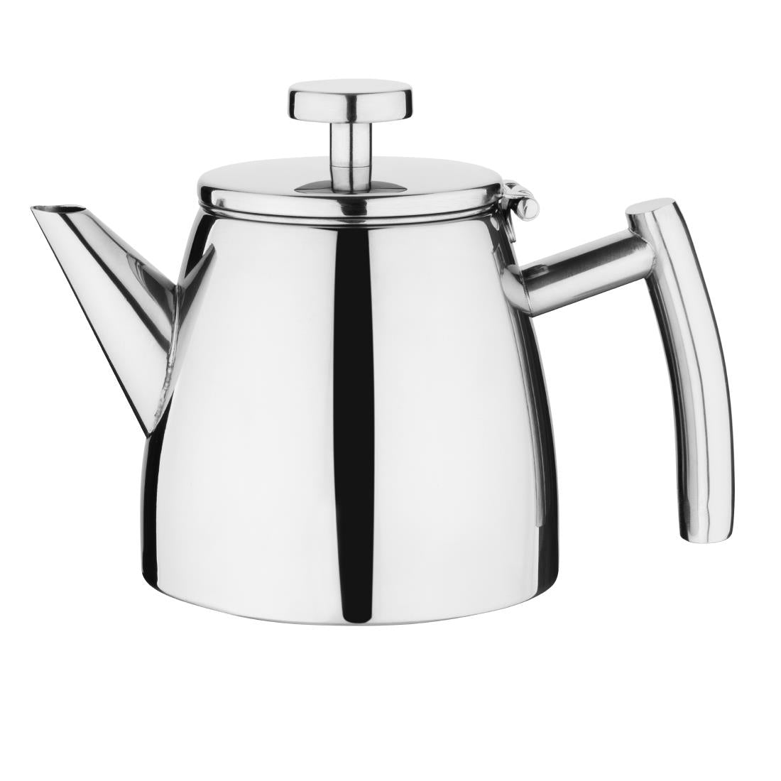 Olympia Conical Insulated Stainless Steel Teapot with Filter 350ml • PAS-DP600