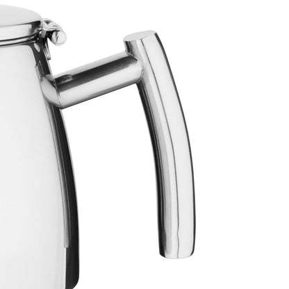 Olympia Conical Insulated Stainless Steel Teapot with Filter 350ml • PAS-DP600