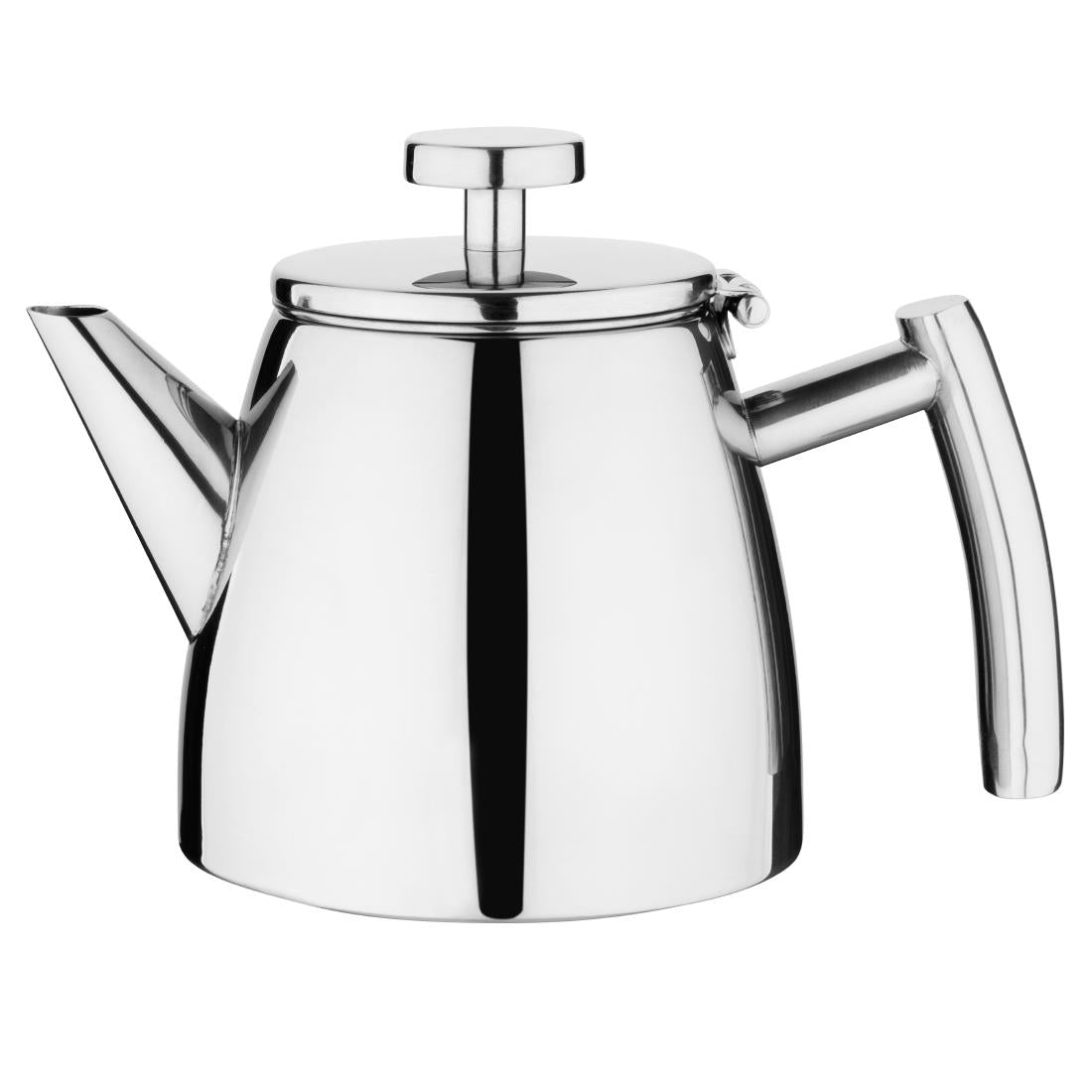 Olympia Conical Insulated Stainless Steel Teapot with Filter 600ml • PAS-DP601
