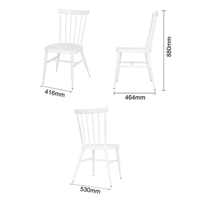 Bolero Windsor Aluminium White Chairs White (4 Pack) (Pack Quantity: 4) • PAS-DP718