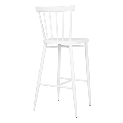 Bolero Windsor Aluminium White High Stools (2 Pack) (Pack Quantity: 2) • PAS-DP719