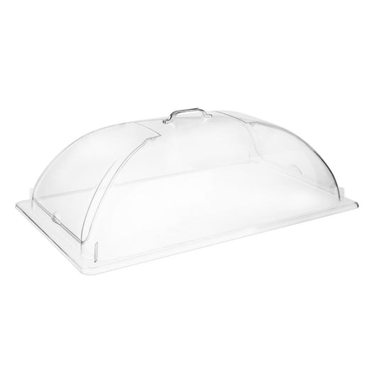 Olympia Kristallon Polycarbonate 1/1 GN Domed Cover 535x330x175mm (535(L)x330(W)x175(H)mm) • PAS-DP790