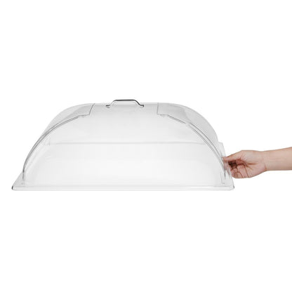 Olympia Kristallon Polycarbonate 1/1 GN Domed Cover 535x330x175mm (535(L)x330(W)x175(H)mm) • PAS-DP790