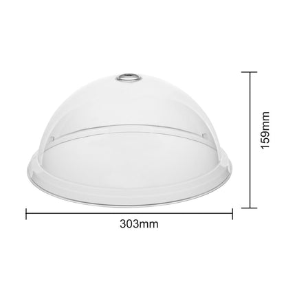 Olympia Kristallon Polycarbonate Domed Plate Cover Round 300mm (300(Ø)x160(H)mm) • PAS-DP792