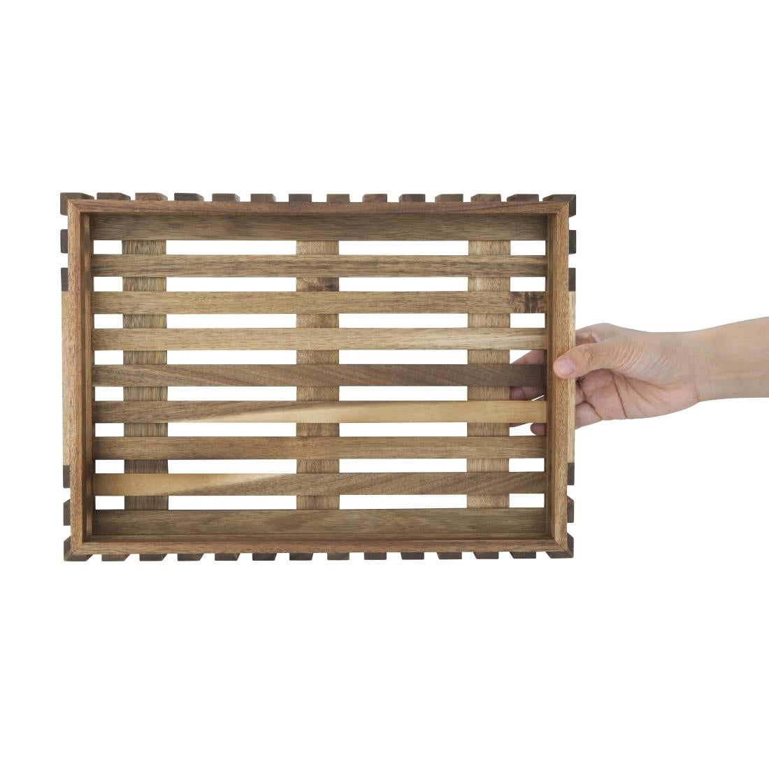 Olympia Acacia Small Storage Box 356x255mm • PAS-DP880