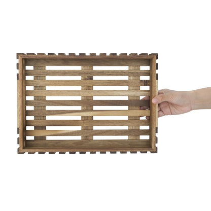 Olympia Acacia Small Storage Box 356x255mm • PAS-DP880