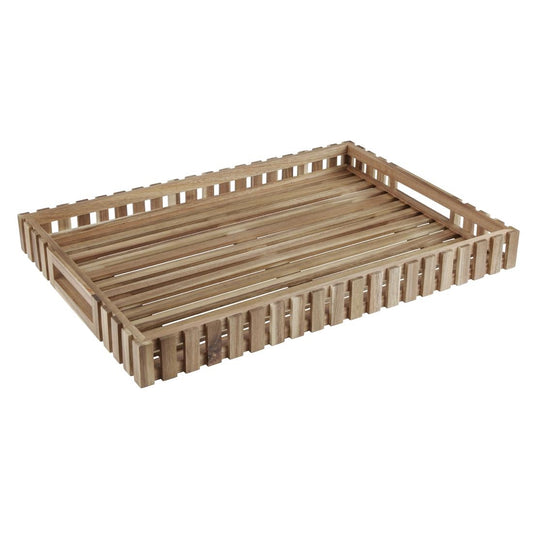 Olympia Acacia Large Storage Box 510x356mm (510(L)x356(W)x50(D)mm / 20x14x1.9") • PAS-DP881