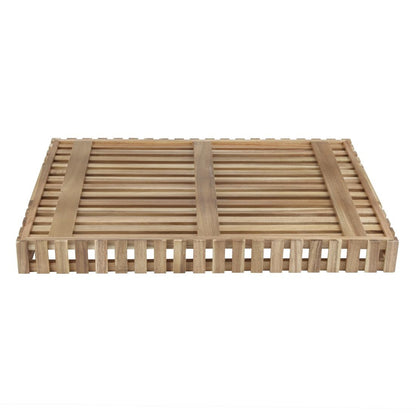 Olympia Acacia Large Storage Box 510x356mm (510(L)x356(W)x50(D)mm / 20x14x1.9") • PAS-DP881