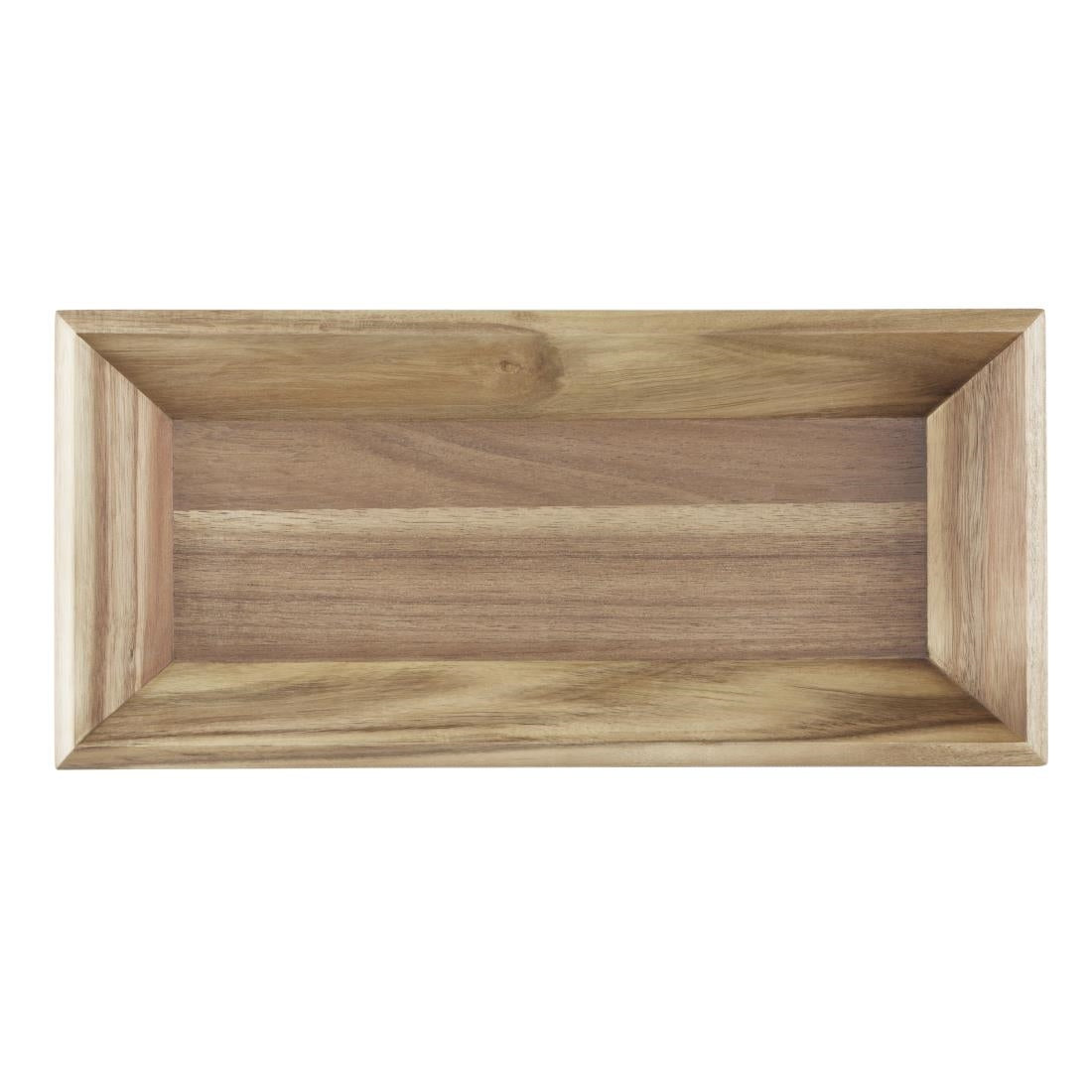 Olympia Acacia Rectangular Tray 380x180mm (380(L)x180(W)x50(D)mm / 14.9x7x1.9") • PAS-DP884
