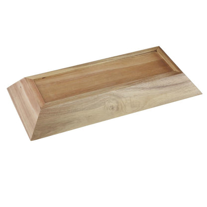 Olympia Acacia Rectangular Tray 380x180mm (380(L)x180(W)x50(D)mm / 14.9x7x1.9") • PAS-DP884