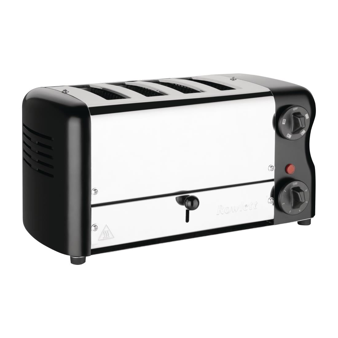 Rowlett Esprit 4 Slot Toaster Jet Black w/2x Additional Elements & Sandwich Cage • PAS-HW913-A