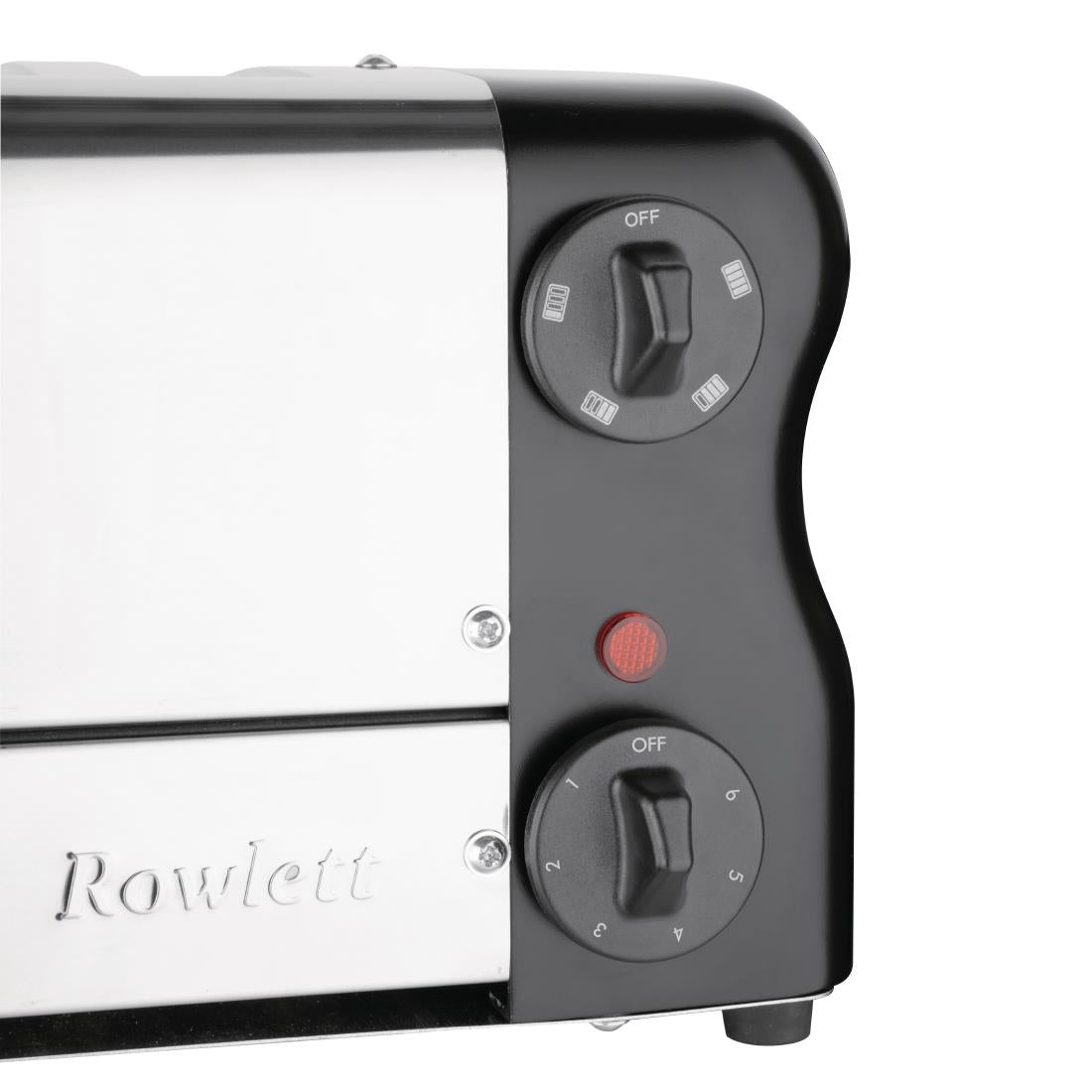 Rowlett Esprit 4 Slot Toaster Jet Black w/2x Additional Elements & Sandwich Cage • PAS-HW913-A