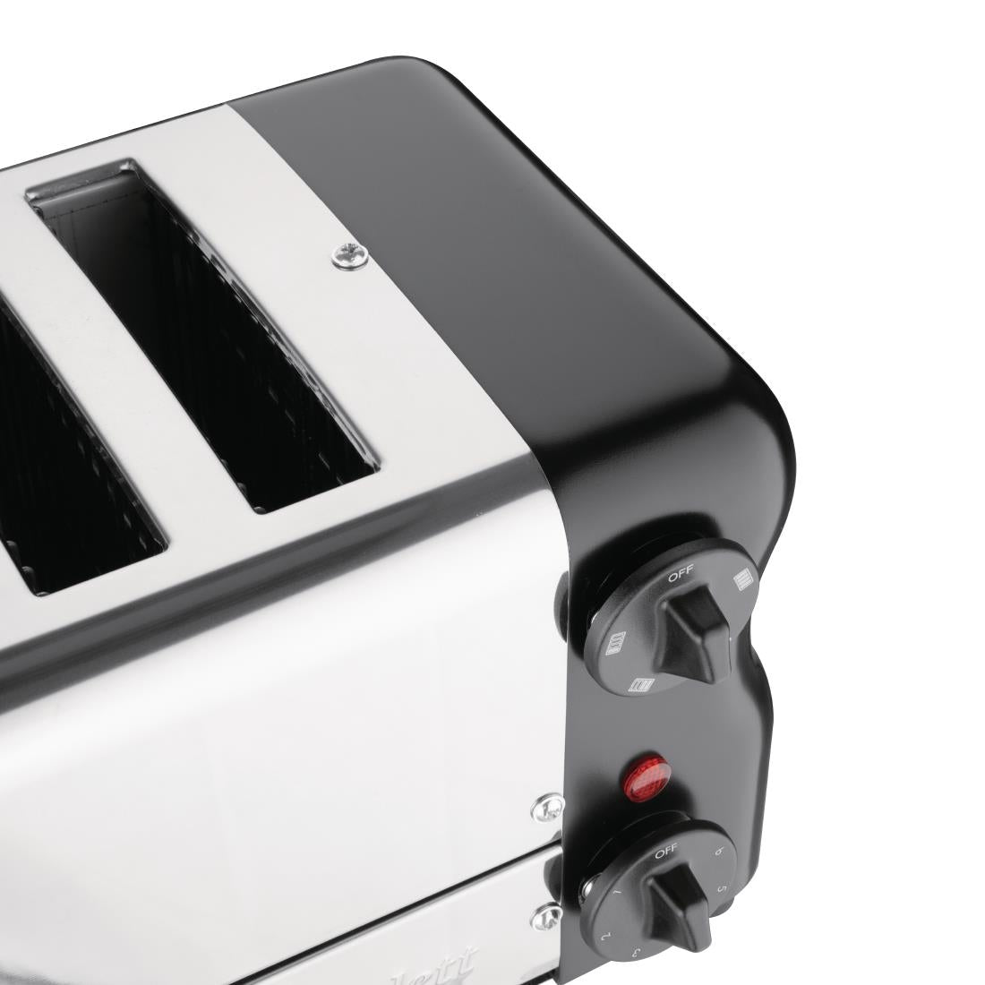 Rowlett Esprit 4 Slot Toaster Jet Black w/2x Additional Elements & Sandwich Cage • PAS-HW913-A