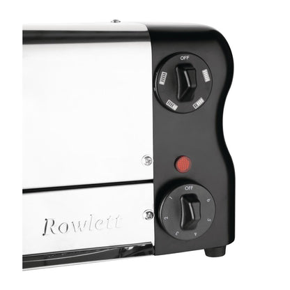 Rowlett Esprit 6 Slot Toaster Jet Black w/2x Additional Elements & Sandwich Cage • PAS-HW917-A