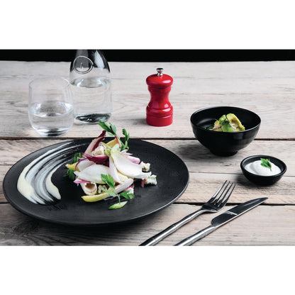 Olympia Fusion Round Coupe Plate - 270mm 10 1/2" (4 Pack) • PAS-DR088