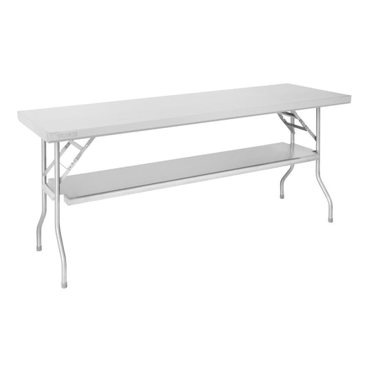 Vogue Stainless Steel Folding Work Table 1830x760x780 (1830x760x780mm) • PAS-DR195
