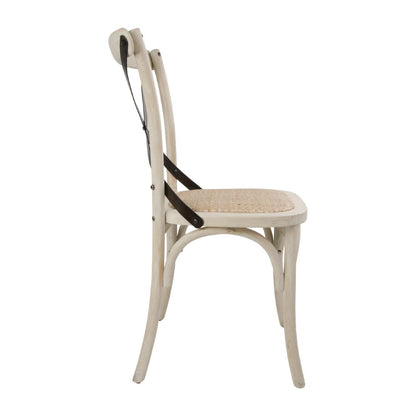 Bolero Bentwood Chairs with Metal Cross Backrest (2 Pack) • PAS-DR306